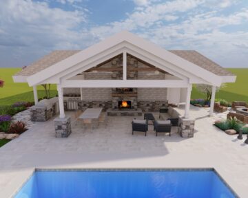 elegant pool house 3