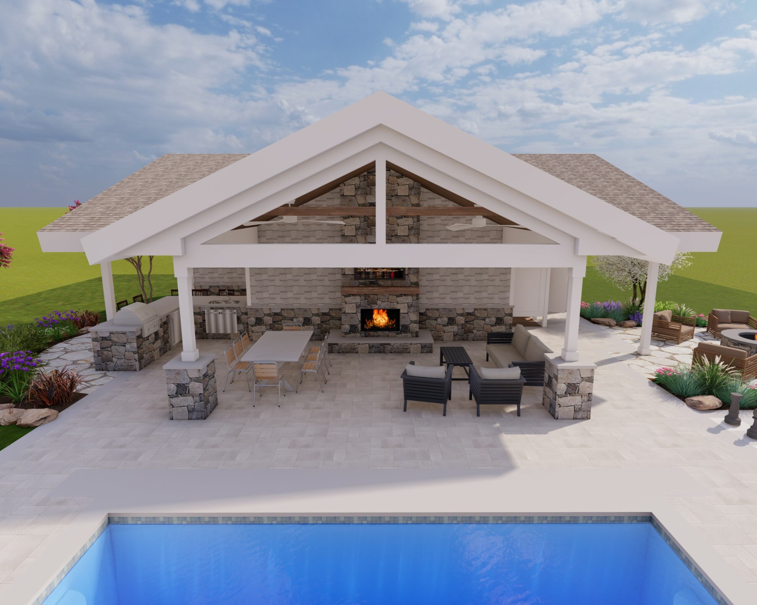 elegant pool house 3